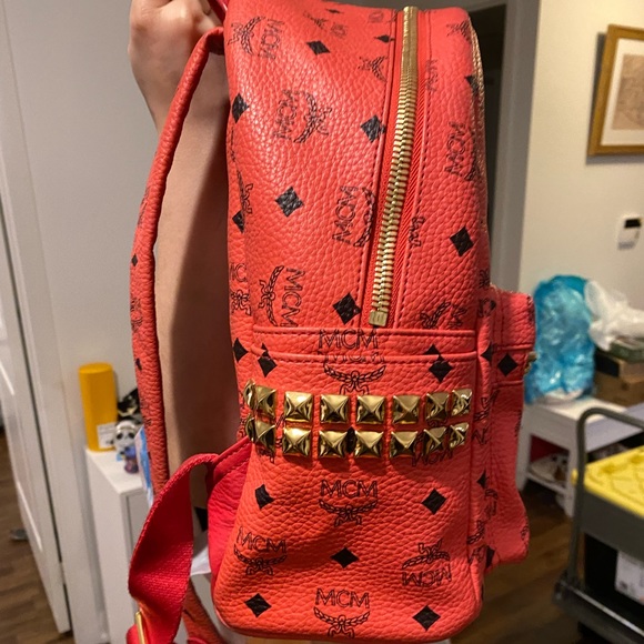 MCM mini watermelon red backpack - Picture 4 of 5